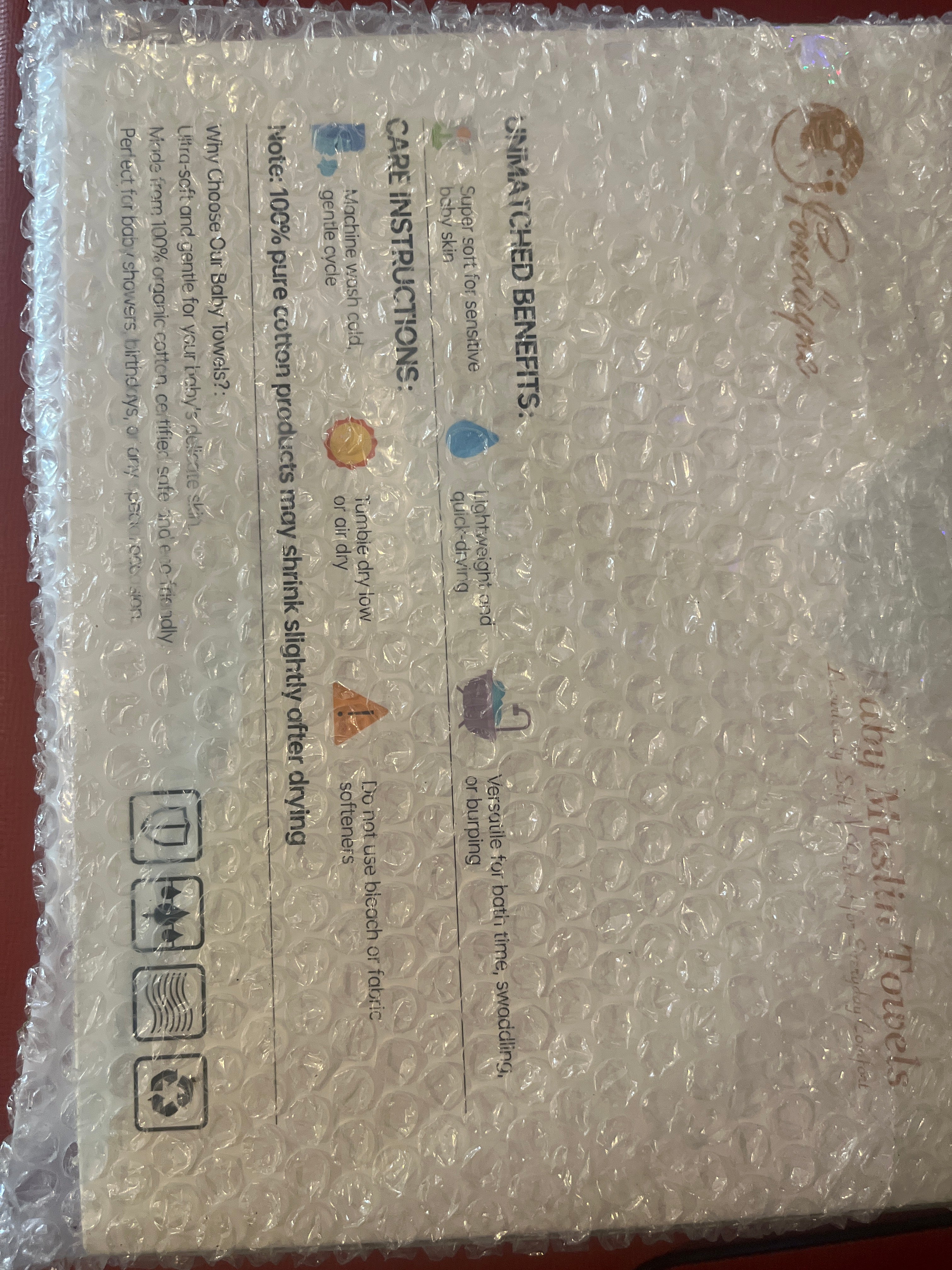 Baby Muslin towels