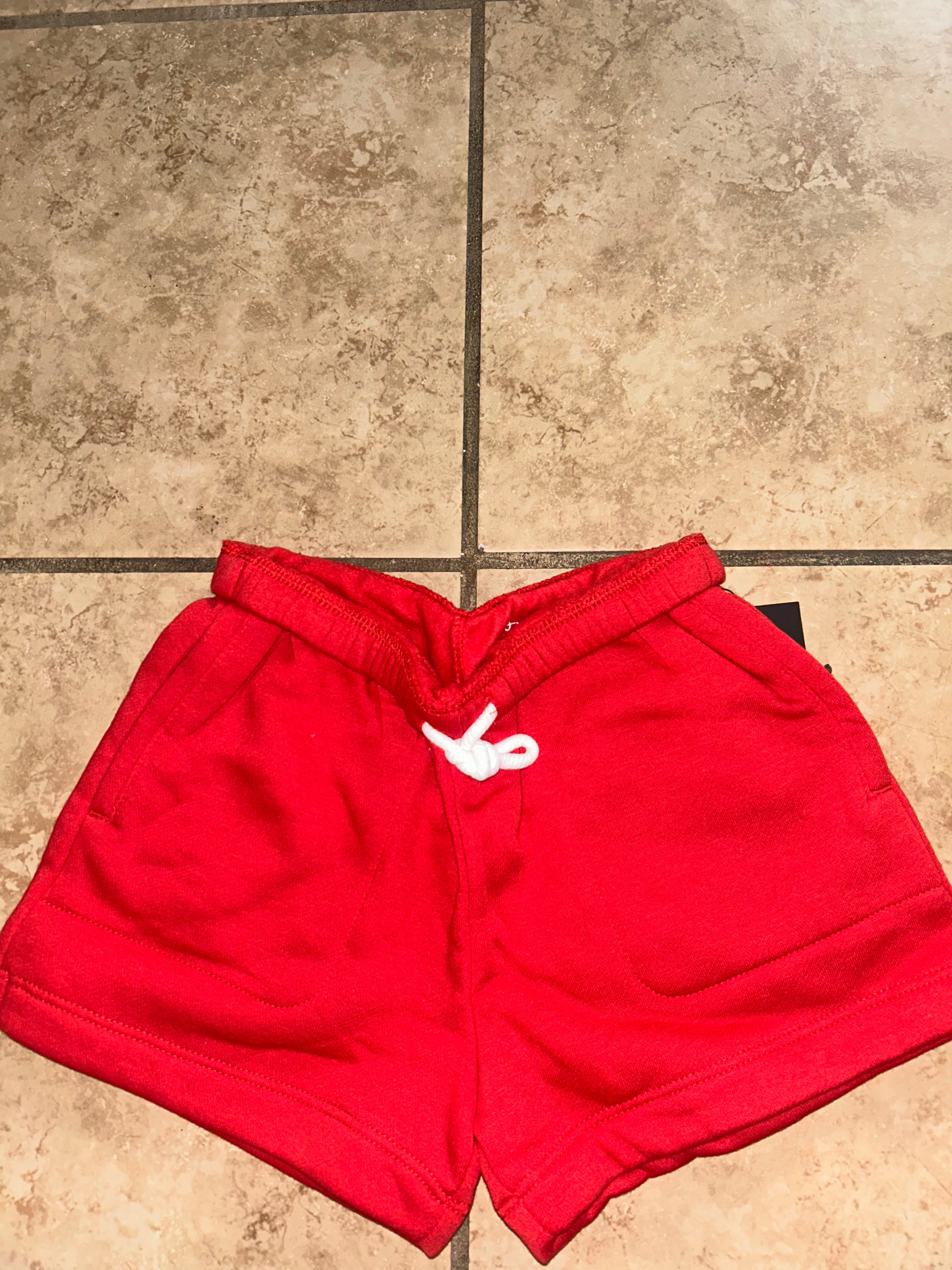 Red Soft Shorts