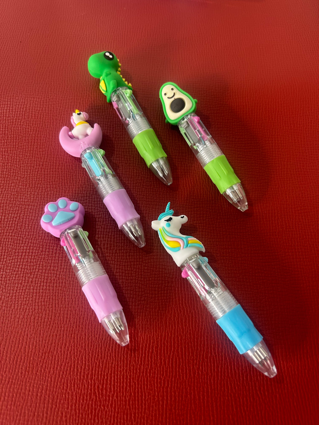 Multi color collectible pens
