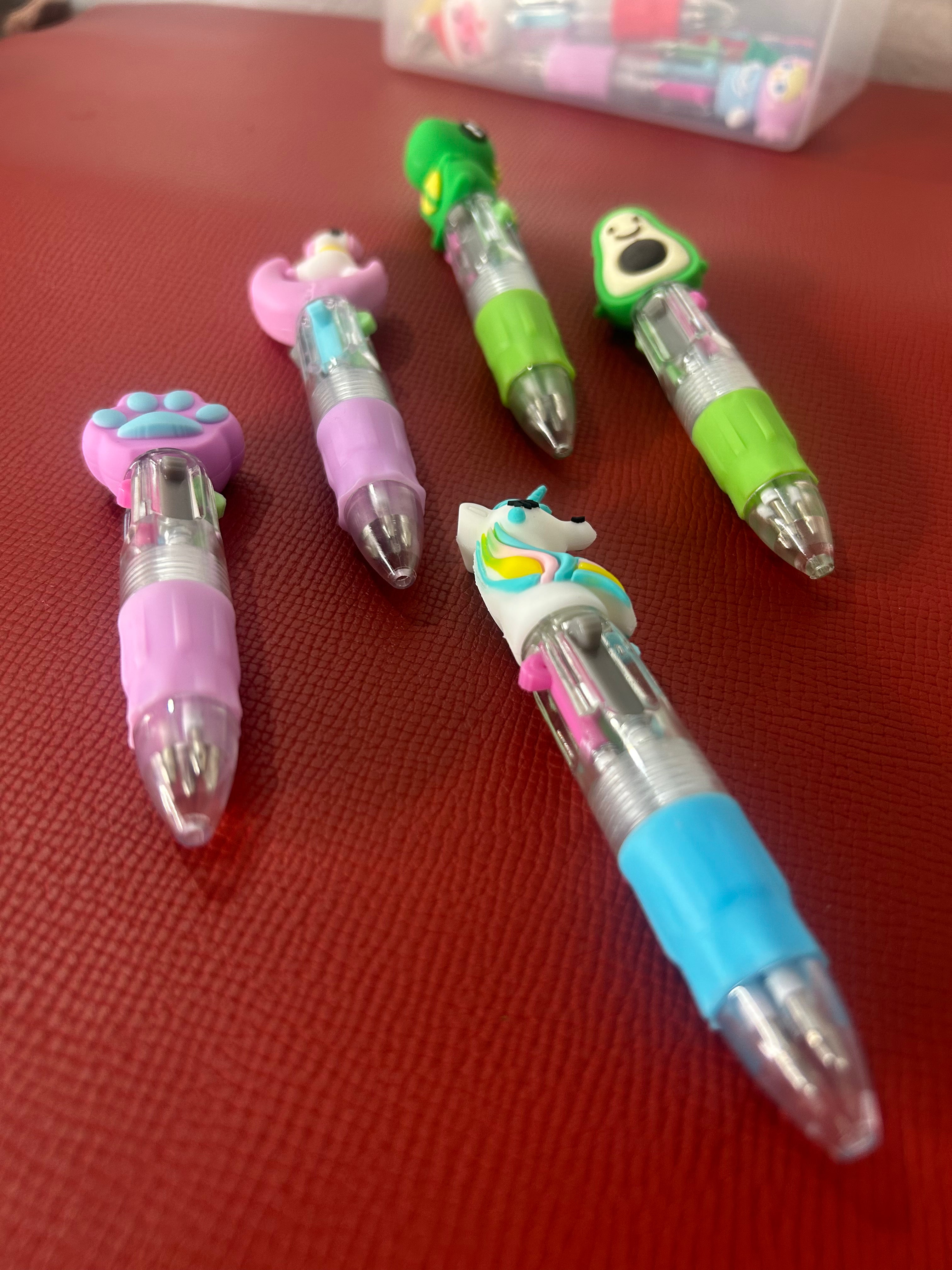 Multi color collectible pens