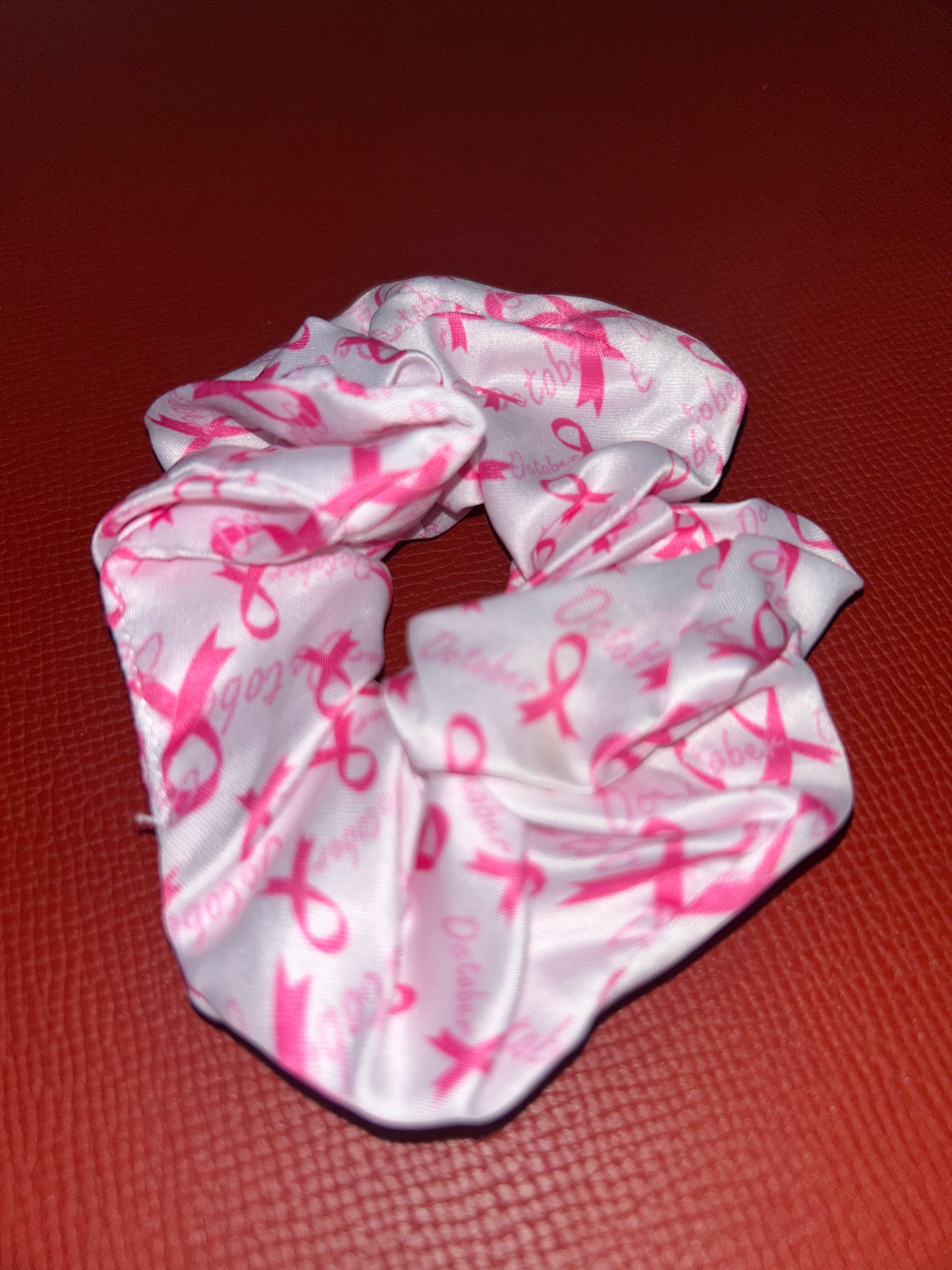 Woman and girl designer hair scrunchies