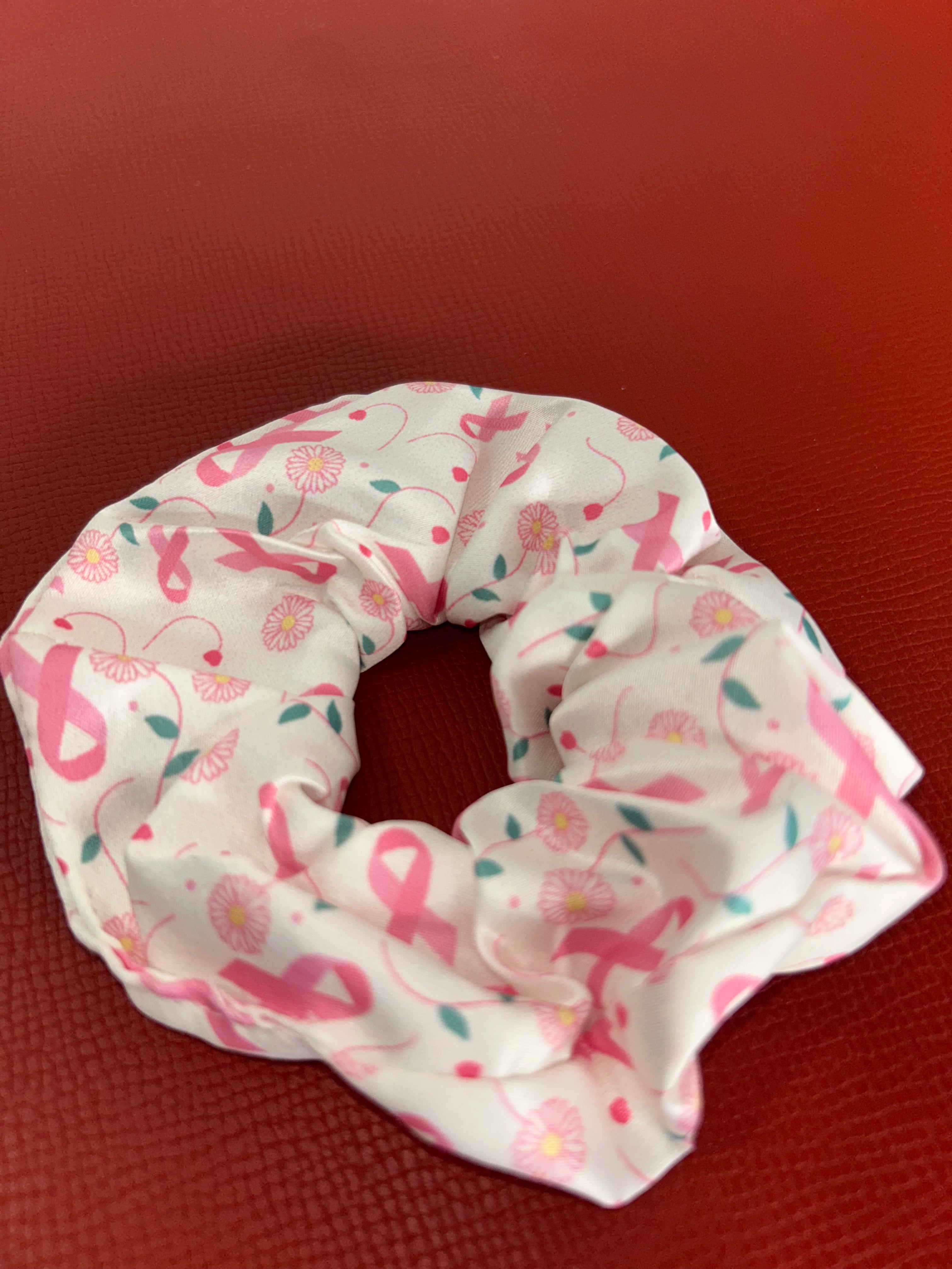 Woman and girl designer hair scrunchies