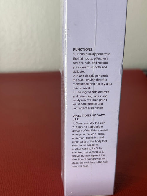 Body hair remover cream