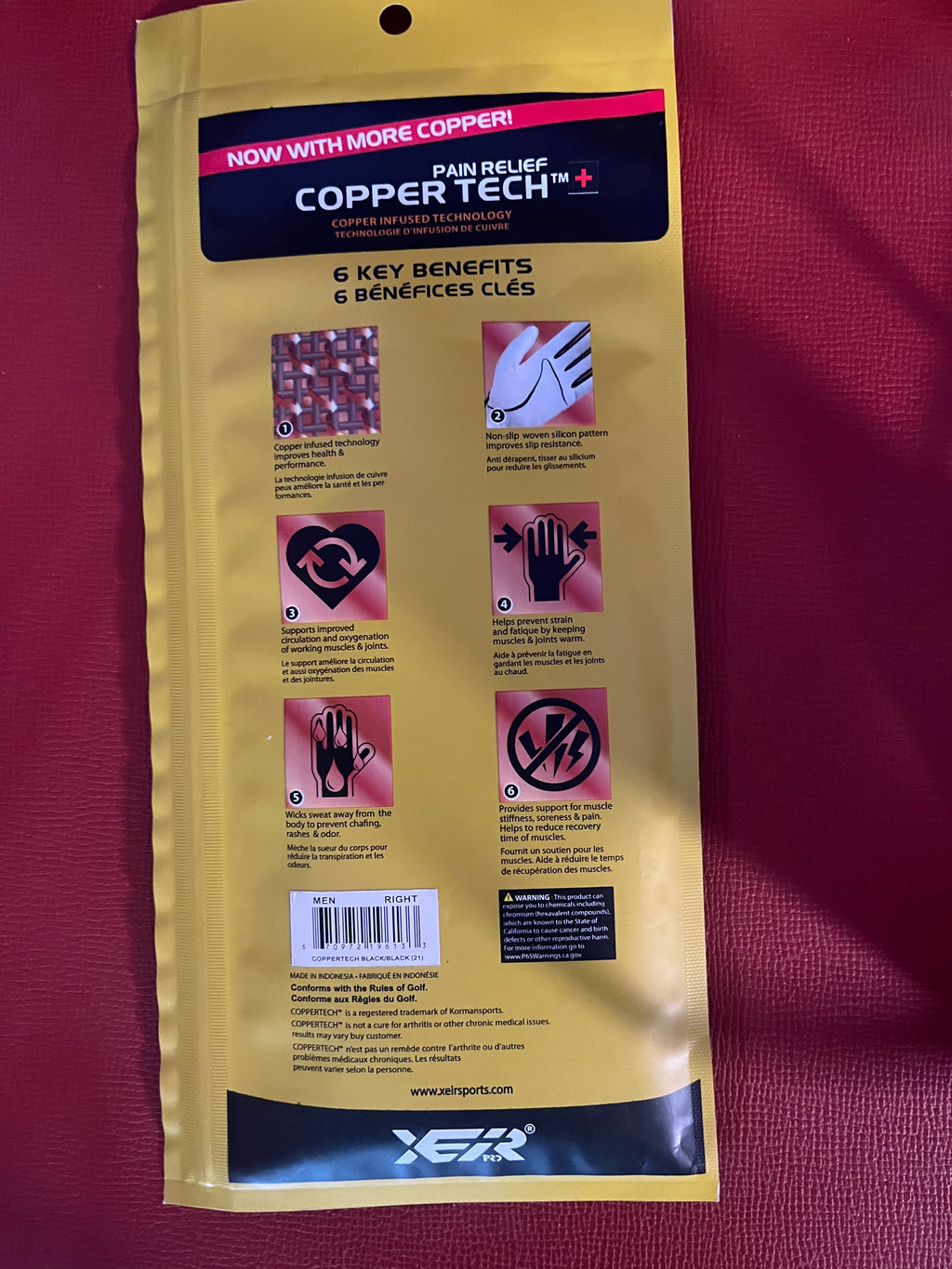 Copper-tech gloves