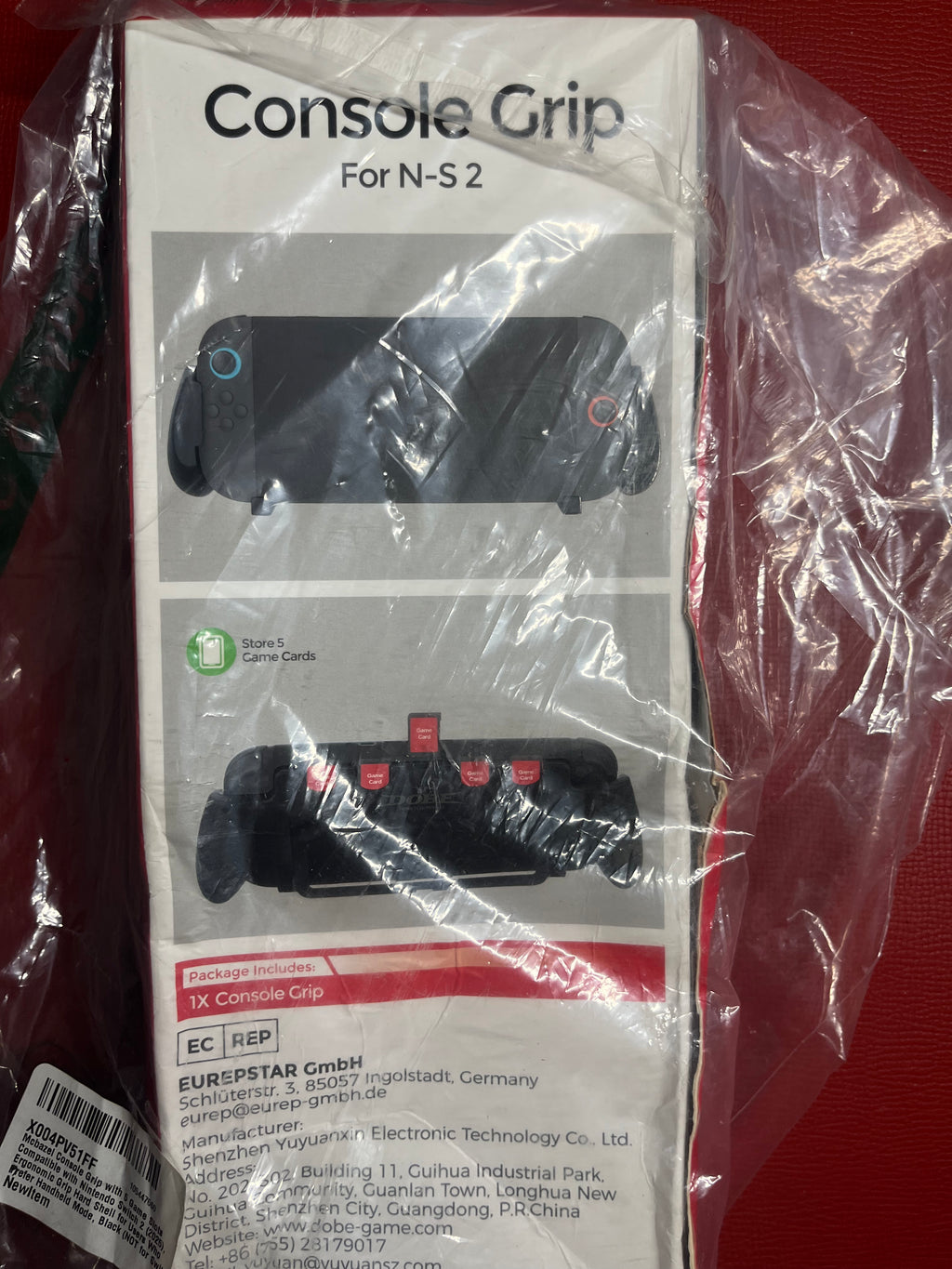 Console grip for n-s2