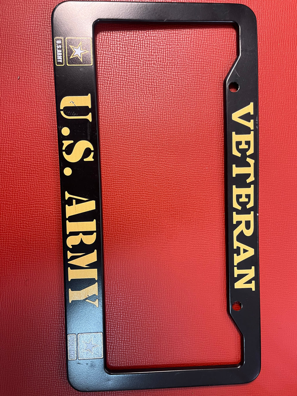 Veteran plate frame
