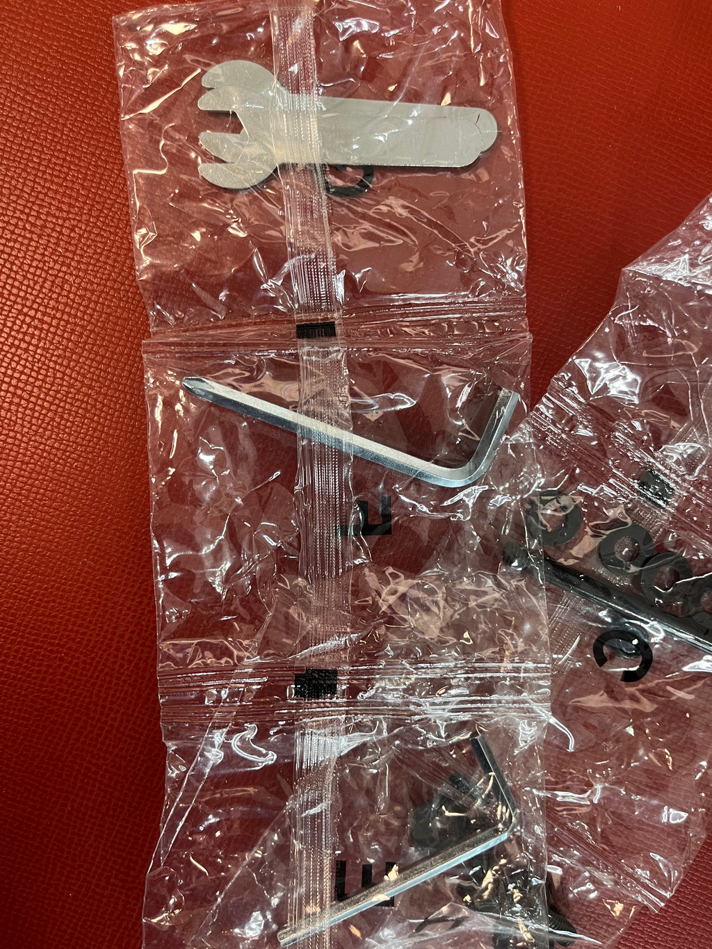 Nail screw Allen wrench set