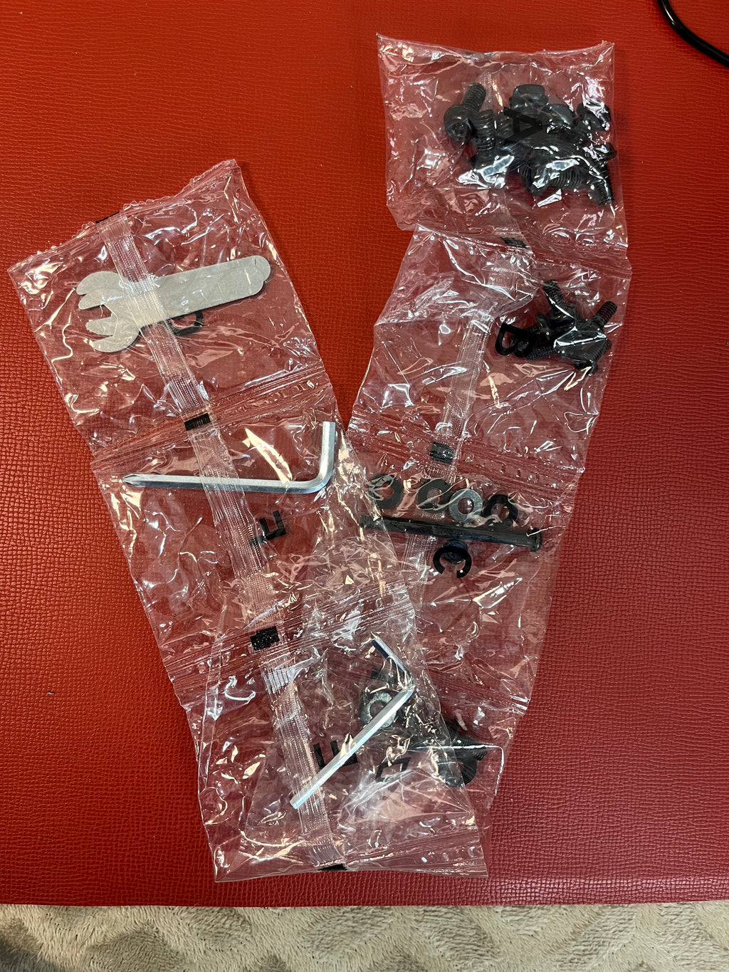 Nail screw Allen wrench set